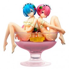 Re:Zero Starting Life In Another World Rem and Ram Pudding a la mode Statue