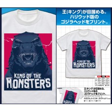 GODZILLA K.O.M. Godzilla Head T-shirt /WHITE