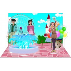 "Detective Conan" Acrylic Stand with Background Amusement Park