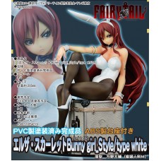 FAIRY TAIL Erza Scarlet Bunny girl_Style/type white 1/6 Complete Figure